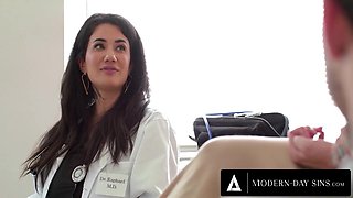 Caring Doctor Teaches Virgin Couple How To Fuck & Embrace Orgasms - Vanessa Vega