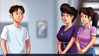 Summertime saga - Johannes got Jenny pregnant.