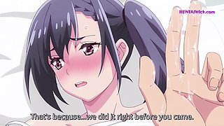 Cuckold Gf Spends the Night with the Neighbor While Her Bf Is at Work(Manga porn)