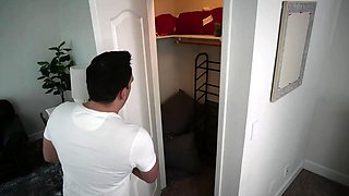 Brunette teen babe in black lingerie got fisted and toyed