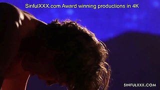 Two hot babes enjoy day dreaming and hot fucking