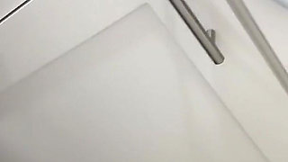 Nasty Ebony Bitch Sucks Dildo with Passion