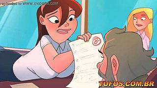 Anime Hentai: Offering His Ass for a Professor's Grade