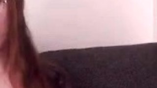 Big Tits Shemale Masturbate her Big Cock