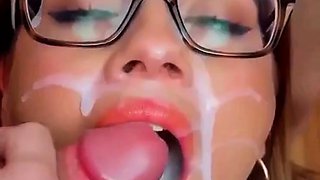 Busty JenKowski bukkake cumslut