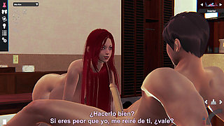 HOT STEPMOM SEX WITH HER STEPSON'S FRIEND TOO HOT