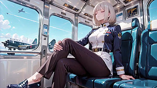 Sun-drenched Lazy Trap: After the Pilot Disembarks From the Plane
