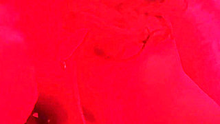 Horny Latina MILF in Red Light Spits on Cock, Sucks Balls, Gives Handjob and Facial Cumshot