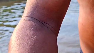 Big Ass Redhead Rio Sage Fucked Hard on Naked Beach - Public Island Sex with BBC