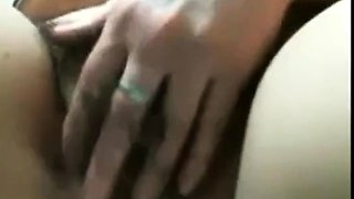 Hairy MILF Masturbating on Webcam