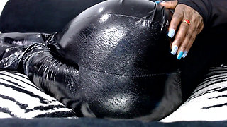 Tiny Trapped in Latex Pants