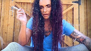 MistressRavenFD - Swallow My Phlegm & Smoke