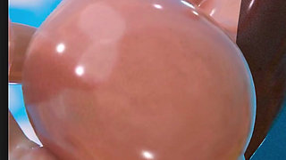 Fat Ass Fortnite Slut Getting Her Tight Oiled up Pussy Fucked