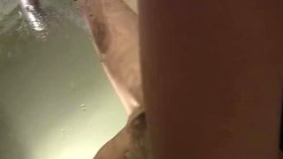 my slurping cunt squirts on the mirror