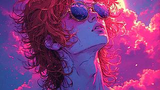 Unlock the Retro Charm Neon Vintage Anime Art Featuring Male and Female Characters