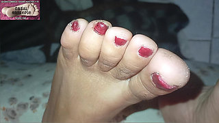 Worshipping Mel's Feet 1