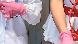 FFM Threesome - Doctor and Nurse Make Sick Patient Cum