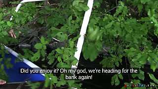 POINT OF VIEW Outdoor Lesbian 3some sex: Part 3 2 - Girlfriends