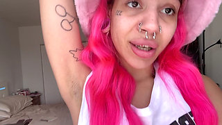Sweaty Armpit Fetish POV Spitting on My Sweaty Armpits Boobs