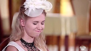 Blonde Stunner Violette Pure: Sensual Fuck with Cum on Ass in Czech Style