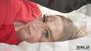 TGIRL40 - An English Damsel of a Confident Age Luvs Faux-cock