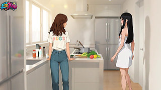 I Fucked My Girlfriend's Stepsister (19) While She Was Watching Hentai Anime