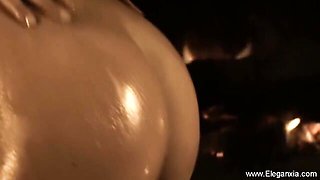 Bouncy side piece's milf action