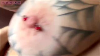 Curvy Goth Sis Explores Intense POV Sucks With Passion