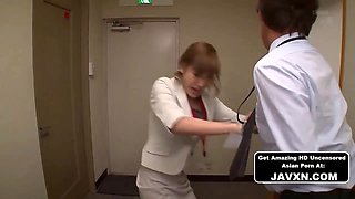 Amazing Japanese Office Bitch Gets Nailed - Homemade sex