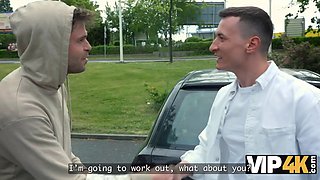 Vip4k. cougar with great natural figure got what she wished