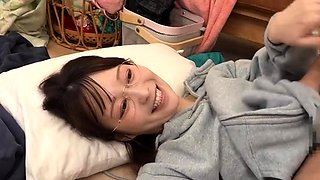 Japanese asian schoolgirl fingered hard