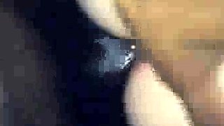 Sexy wife gets creampie from large BBC dick pp