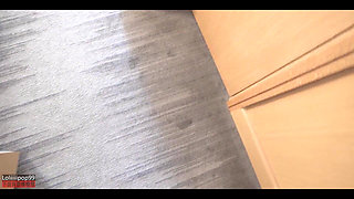 My Horny Coworkers in Office Outfit with Tights Came to My Room for Fuck