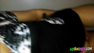 Girl's Secret Blowjob at Gloryhole