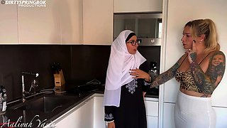 Innocent Muslim girl meets her new neighbour