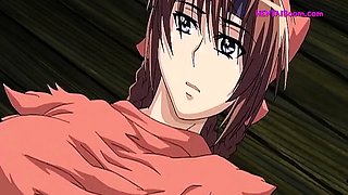 Samurai Swordsman Ravishes Anime Beauty in Ancient Japan