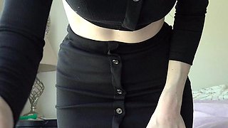 Hot amateur teen butt plug solo play