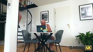 DADDY4K. Please teach him how to Fuck a Young and Horny Girl - Neeo