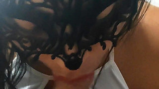 My sister-in-law dresses as a schoolgirl