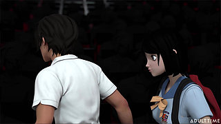 Hentai Sex College Episode 1 - Uncensored Hentai Creampie! Everyone Was Watching!