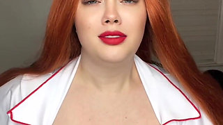 Redhead Nurse Sucks