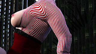 Newly Married Housewife Fucked Hard by Stranger Outdoors - Public Cheating Creampie