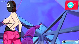 Squirt games, squid game, korean girl