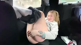 Cum On Face And Fucked In Car