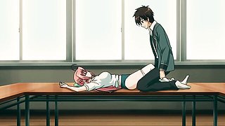 Lusty chick's cum swallow xxx