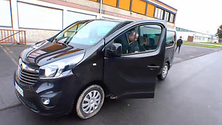 Milf fucking milf fingering in the car