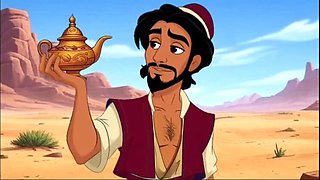 Aladdin Gets Dirty with Sexy Genie - Cartoon Porn Fantasy Fulfilled