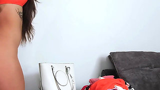 Changing and Trying New Clothes After Shopping