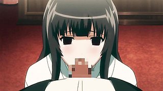 Hentai Universe featuring bedmate's blowjob xxx