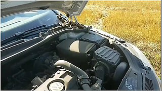 Gorgeous Blonde Sex Car- Public Sex With A Stranger